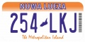 One of the current Nuwa Lueza license plate versions.